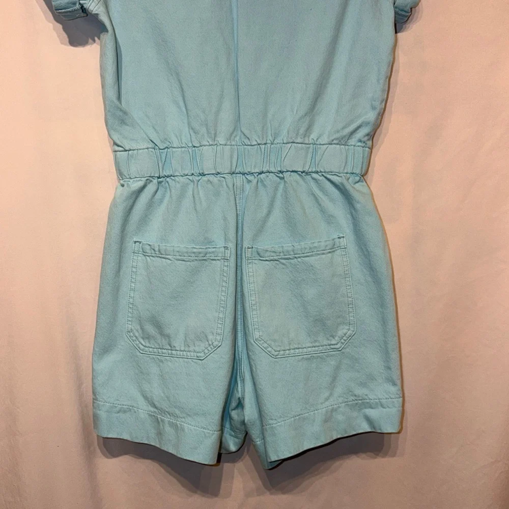 Show Me Your Mumu Cannon Romper Spring Blue Denim Size Small - Picture 11 of 13